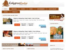 Tablet Screenshot of calypsohalongcruise.com